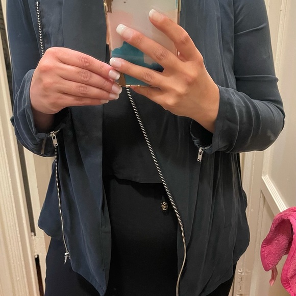 Nordstrom navy light weight jacket. NEW! - Picture 4 of 7